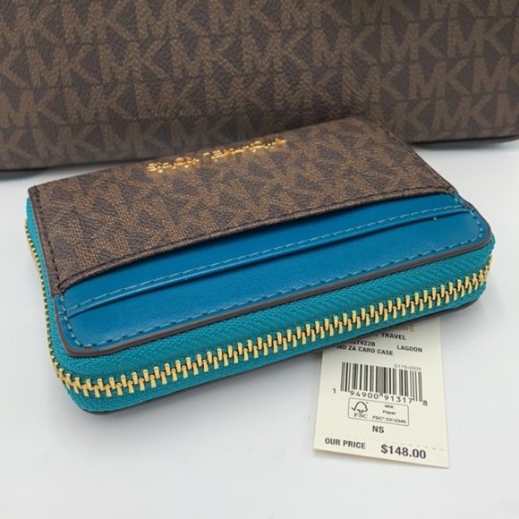 Michael Kors Jet Set MD ZA Card Case Wallet - Picture 3 of 16